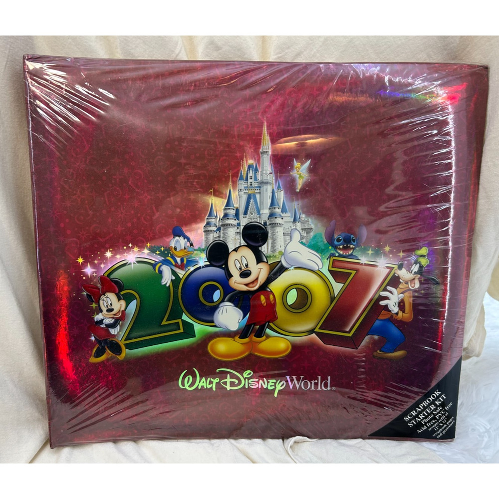 Walt Disney World 2007 Scrapbook Starter Kit Mickey Minnie Sealed New
